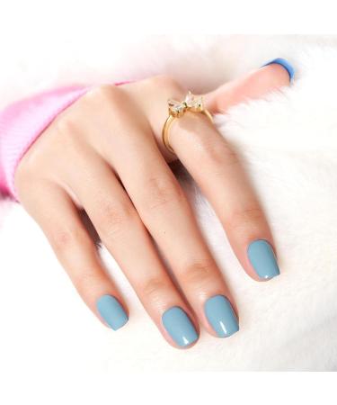 Nail Varnish Ice Blue Nail Polish 8ML Gel Nail Polish Quick Drying & Odorless Nail Gel No Need Lamp Non Toxic Odorless Nail Polish for Women and Girls - Buy Online on GoSupps.com