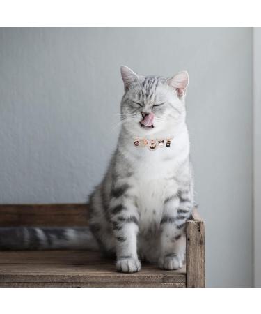 URROMA 2-Piece Adjustable Pearl Collar for Cats & Small Dogs - Stylish Bow Design Necklace - Buy Online on GoSupps.com