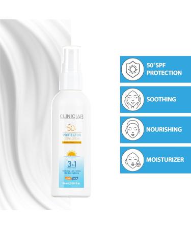 Cliniclab 50+Spf Protector Sun Lotion 150 Ml - Buy Online on GoSupps.com