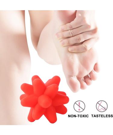 Buy Lurrose 3-Pack Star Fitness Ball Massage Rollers - Electric Pilates & Fascia Massage Balls for Muscle Recovery - 8x8cm - Red - Buy Online on GoSupps.com