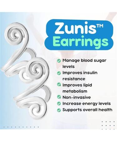 MiNGQIU Zunis Acupressure Sugar Regulator Earrings Acupressure Slimming Earrings Non Piercing Acupressure Earrings for Women Men (Light Gold-2pairs) - Buy Online on GoSupps.com