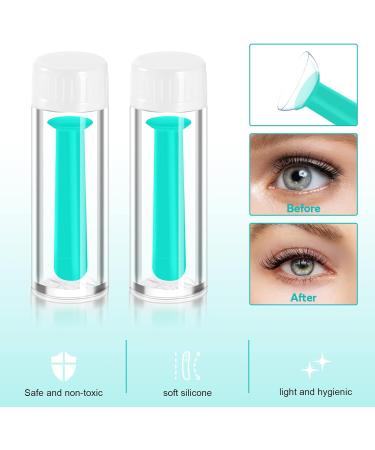 4 Pcs Silicone Contact Lens Inserter & Remover Set - Daily & Hard Lenses - Portable Travel Holder - Green - Buy Online on GoSupps.com