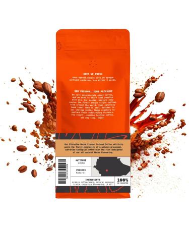 Ethiopian Mocha Flavoured Ground Coffee 227g Bag - Chocolate & Fruits Notes | Arabica Medium Roast | Single Origin Omni Grind - We Are Coffee Co - Buy Online on GoSupps.com