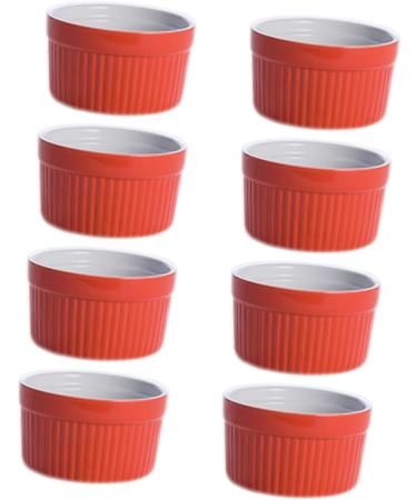 Zerodeko 8pcs Cake Molding Cake Molds for Baking Ceramic Cake Mold Baking Mold Loaf Pan Non-Stick Cake Mold Dessert Oven Bowl Pudding Cup Ceramics Baby medium As Shown - Buy Online on GoSupps.com