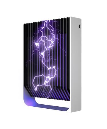WOBBLO Indoor Flies for Home - Electric Fly Trap with LED Attractant Light Rechargeable Fly Traps for Indoor Electric Fly Trap with UV Light