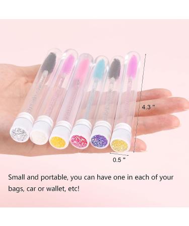 20Pcs Disposable Crystal Eyelash Brushes with Cover - Perfect for Eyelash Extensions - Buy Online on GoSupps.com