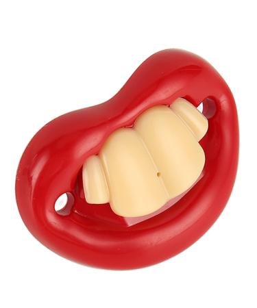 Funny Baby Pacifiers - Orthodontic Safe Silicone Cute Bunny Tooth Pacifiers for Toddlers | International Shipping - Buy Online on GoSupps.com