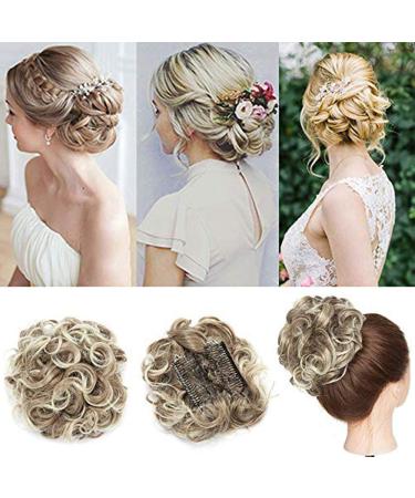 SEGO Hair Extensions - Ash Brown to Bleach Blonde Hairpiece Bun & Hair Tie Updos for Realistic Looks - Buy Online on GoSupps.com
