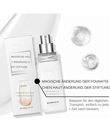  Generisch Color Changing Liquid Foundation Easy Makeup Color Match Liquid Base for All Skin Types Seamless Blending Coverage Natural Finish - Buy Online on GoSupps.com