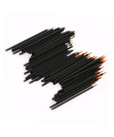 Buy Mipcase 200 Pcs Gel Liner Brush Set - Angled Eyeliner Lipstick & Eyebrow Brushes | Disposable White Makeup Tools for Professionals - International Shipping Available - Buy Online on GoSupps.com