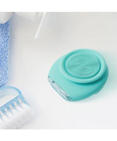 Paodduk Silicone Face Scrubber - Electric Face Exfoliator Scrubber Gentle Facial Brush - Skin Rejuvenating Face Exfoliator Scrubber Silicone Face Brush Cleanser for Family Green - Buy Online on GoSupps.com