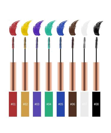 FantasyDay Long Lasting Smudge-Proof Mascara Set - Volumizing, Lengthening, Curling Eyelash Makeup - 8 Pcs 0.17 fl oz - False Lash Effect - Lift and Separate Eye Lashes - Buy Online on GoSupps.com