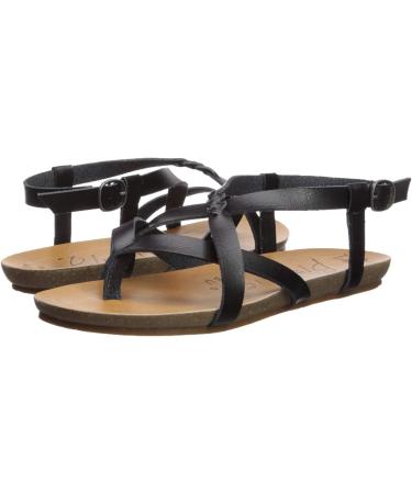 Blowfish Malibu Women's Granola-b Flat Sandal Medium 5.5 UK Black Dyecut - Buy Online on GoSupps.com