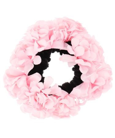 BIUDECO 1pc Scrunchies for Girls Wedding Hair Accessories for Women Flower Hair Accessories Elastic Hair Bands Ponytail Girls Thick Hair Ponytail Holders Chiffon Hair Ties Hair Rope Bride
