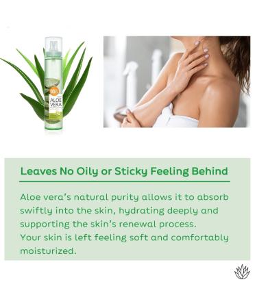 jNE California Grown Aloe Vera Soothing Gel Water | 4.23 Fl oz | 95% Pure | All-in-One for Face Body Hand Hair | Korean Skin Care - Buy Online on GoSupps.com