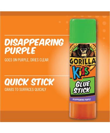 Gorilla Kids Disappearing Purple Glue Stick  20 Gram Stick  (Pack of 1) 1 - Pack - Buy Online on GoSupps.com