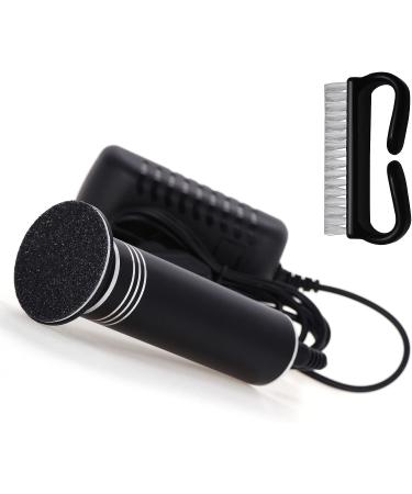Adjustable Speed Electric Callus Remover with 60 Sandpaper Disks - Professional Foot File Pedicure Tool (FCR-02 Black) - Buy Online on GoSupps.com