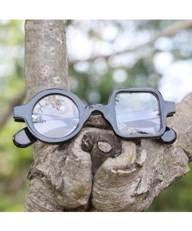 Eyeglass Frames Unique Handmade Buffalo Horn Vintage Reading Glasses Frame Women Men Luxury Eyewear Dark Green Black Horn - Buy Online on GoSupps.com