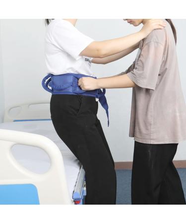 ZZBB Transfer Gait Belt Soft Transfer and Walking Moving Lift Assist Belt Device Tool with Hand Grips and Quick-Release Buckle Patient Lift Sling Transfer Belt