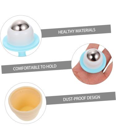 Buy Cabilock 2 STK Roller Ball Massage Device - Portable Manual Massager for Deep Muscle Relief | Ideal Hand & Calf Roller | 6.5x5cm Blue - Buy Online on GoSupps.com