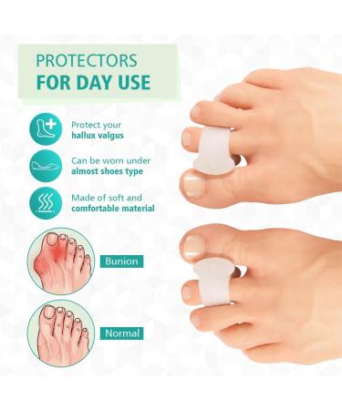 Hallux Valgus Correction Set - Bunion Sleeve & Toe Spreader | 9-Piece Silicone Protectors for Hammer Toe & Claw Toes - Buy Online on GoSupps.com