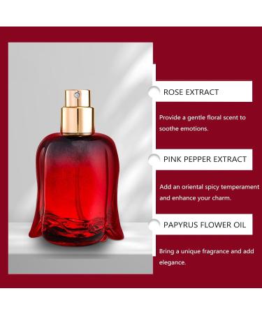 Rose Perfume for Women Eau De Parfum Long Lasting Perfume Light Fragrance Fresh Floral Rose Perfume Subtle Attraction Pheromones Perfume (A) - Buy Online on GoSupps.com