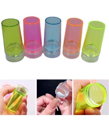 Benoon Fluorescent Blue Nail Art Stamper - Single Head Silicone Nail Tool for Perfect Manicures | Non-Deforming Transparent Design | International Shipping - Buy Online on GoSupps.com
