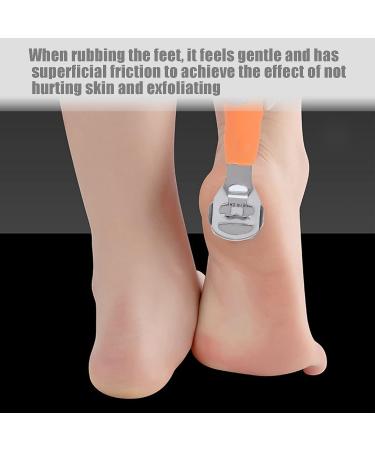 Premium Stainless Steel Hornhaut Traser - Pedicure Footfile Tool for Hard Skin & Calluses (Orange) - Buy Online on GoSupps.com