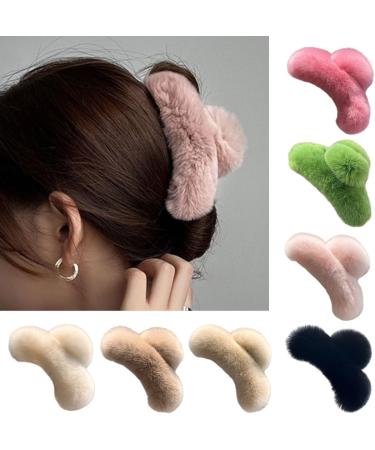 hgnxa Elegant Winter Large Hair Claw for Women Girls Acrylic Hairpins Hair Clip Barrette Crab Headwear Girls Accessories Green - Buy Online on GoSupps.com