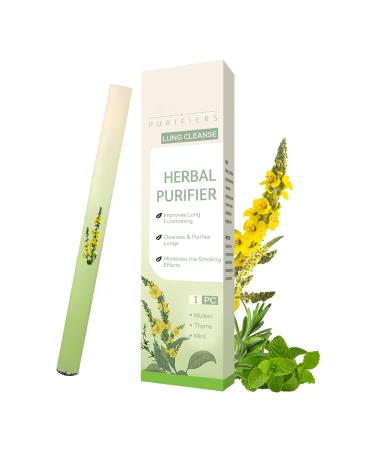Mullein Diffuser Pen Upgraded with Extracts of Mullein Thyme and Mint for Cleansing Lungs Improving Breathing and Oral Air Freshening 600 Uses 1 Stick 1 Pack