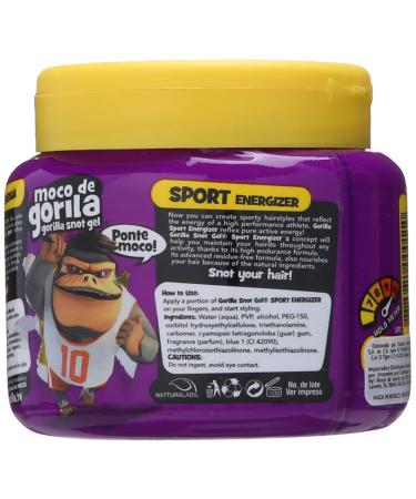 Moco de Gorila Sport Hair Gel | Extreme Long Lasting Hold 9.52 Ounce Jar (2 PACK) - Buy Online on GoSupps.com