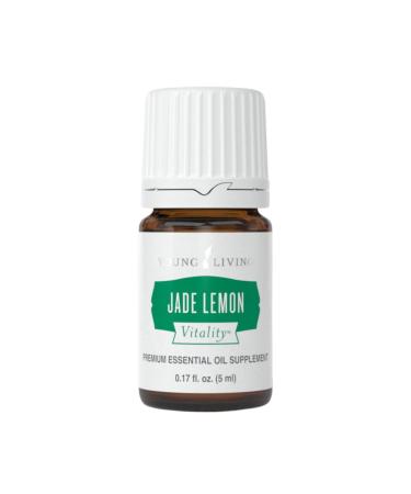 Young Living - Jade Lemon Vitality 5 ml | Digestive Health Supplement | Natural Cleansing Properties | Fresh Flavor for Food & Drinks | Essential Oil for Culinary Use