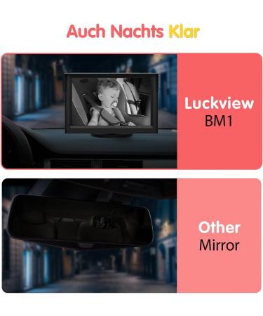 LuckView BM1 Baby Back Seat Camera - 1080p Night Vision Triple Zoom Easy 5-Minute Install | International Shipping Available - Buy Online on GoSupps.com