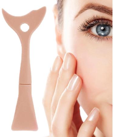 Silicone Eyeliner Tool Soft Eye Liner Stencils for Eyes - Eyeshadow Eyeliner Applicator Guide Tool for Makeup Easy to Use Suitable for Light Coffee - Buy Online on GoSupps.com