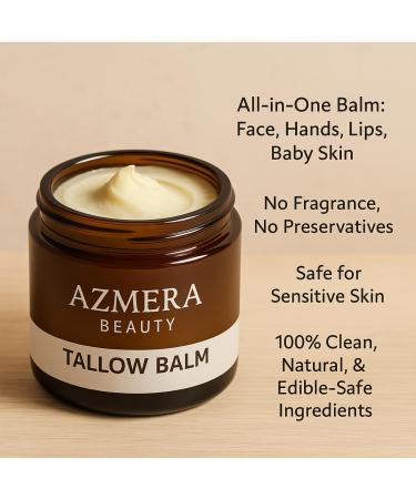 100% Grass-Fed Beef Tallow Balm For Skin Manuka Honey MGO 263+ Organic Beeswax & Olive Oil Handmade All-Natural Skincare for Soft Smooth Skin (2oz Unscented + Moringa oil) Unscented + Moringa oil 2 Ounce (Pack of 1) - Buy Online on GoSupps.com