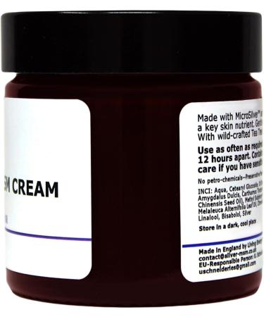 Silver-MSM Cream with Tea Tree Essential Oil - 60 ml - Buy Online on GoSupps.com