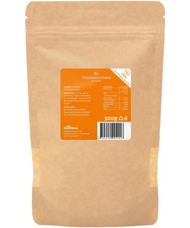 Rheinnatur Organic Psyllium Husk Powder - 500g - Finely Ground Fiber for Digestion & Baking | Laboratory Tested - Buy Online on GoSupps.com