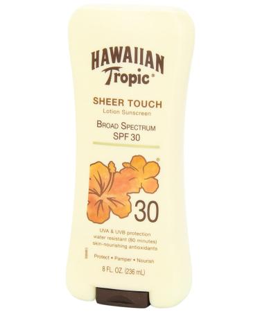 Hawaiian Tropic Sheer Touch Sunscreen Lotion SPF 30 â€“ Ultra Radiance, 8 oz | Buy Now - Buy Online on GoSupps.com