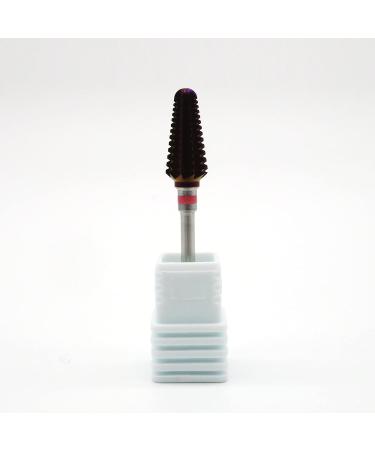 Fasaki 3/32" Carbide Tornado Nail Drill Bits for Remove Acrylic Hard Gel and Dipping Powder- Fast Remover Drill Bit Easy to Use for Beginner Long-Lasting - Purple Size 3XC - Buy Online on GoSupps.com