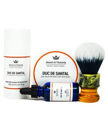 Duc de Santal Shaving Kit | Luxurious Shaving Essentials for Men | International Shipping Available - Buy Online on GoSupps.com