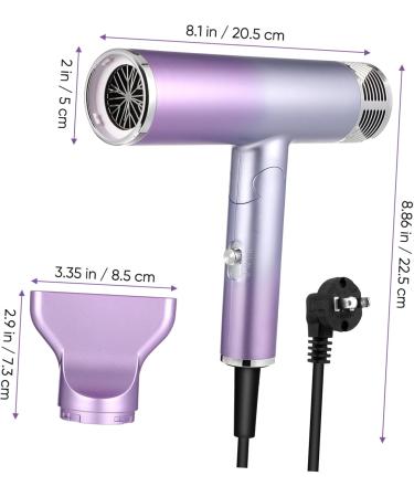 OSOLADY Foldable Hair Dryer Small Travel Hair Dryer Travel Blow Dryer Folding Hair Dryer Small Hairdryer Abs - Buy Online on GoSupps.com