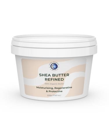 Mystic Moments | Cosmetic Butters | Shea Butter Refined Organic 500g - Pure & Natural Cosmetic Butters Vegan GMO Free