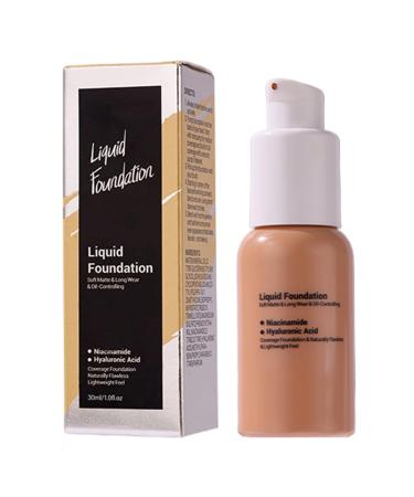 Liquid Foundation Face Foundation 30ml Waterproof Face Primer Long Lasting Camouflage Cream for Women and Men 235