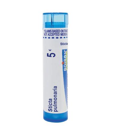Boiron Sticta Pulmonaria 5C Md 80 Pellets for Nasal Congestion with Sinus Pain from Cold or Allergy