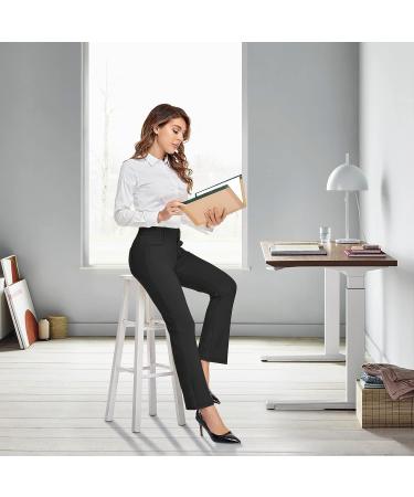 HISKYWIN Women's Stretch Dress Pants 29'' Inseam XX-Large Black - Comfy Office Business Slacks with Pockets - Buy Online on GoSupps.com