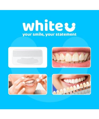 WhiteU Teeth Whitening Strips - 14 Peroxide-Free Enamel-Safe Strips for Sensitive Teeth - Advanced Professional Whitening & Tartar Control - Mint Flavor - Buy Online on GoSupps.com
