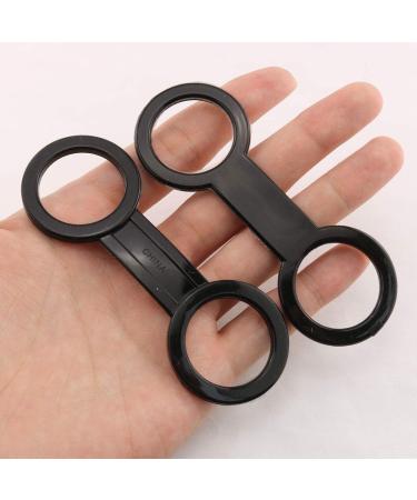 E-Outstanding Silicone Snorkel Keeper 5PCS Black - Scuba Diving Mask Holder Clip Lock Kit - Buy Online on GoSupps.com