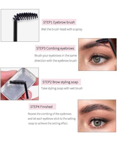Wild eyebrow soap Eyebrow eyebrows with eyebrow inaminous waterproof eyebrow cream Wax gel adjustment wax 2pcs 2pcs eyebrow soap - Buy Online on GoSupps.com