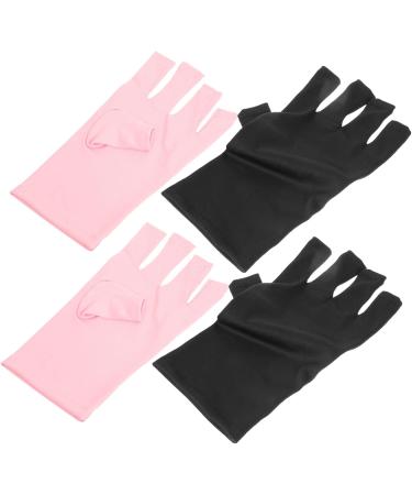 POPETPOP UV Fingerless Gloves 8 Pairs Nail Gloves Nail Art Supplies Fingerless Uv Gloves Manicure Uv Nail Glove Protector Manicure Gloves Nail Art Hand Cover Accessories Anti-uv Polyester - Buy Online on GoSupps.com