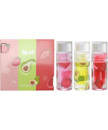  Generisch Set of 3 bottles of lip gloss - Long-lasting - Clear - Nourishing lip oil for makeup - For students sisters friends mothers and for use at home - Buy Online on GoSupps.com